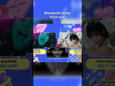 blackpink jump first win at Mcountdown #kpop #blackpinkshorts