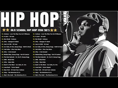 Old School Hip Hop Mix - 90s Rap HipHop Mix - Snoop Dogg, Eminem, B.I.G, 2PAC, Ice Cube