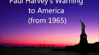 PAUL HARVEY IF I WERE