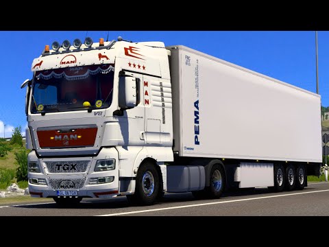 ETS2 | Custom MAN TGX Euro 5 MADster And Krone Trailer [1.42] | ProMods 2.57