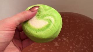Coconut lime verbena bubble bar from bathinity