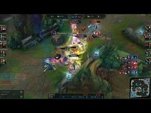 Aphelios infernum with elder almost instant pentakill