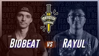 Rayul vs Biobeat | Beatbox Legends Championships 2019 | Top 16