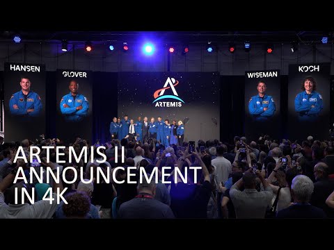 Artemis II Announcement in 4k