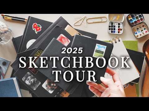 all my sketches this year... II SKETCHBOOK TOUR 2025