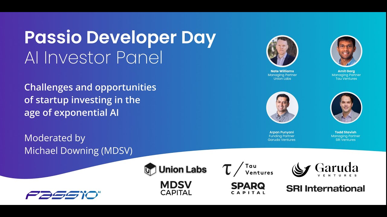 AI Investor Panel Passio AI Day May 4th 2023