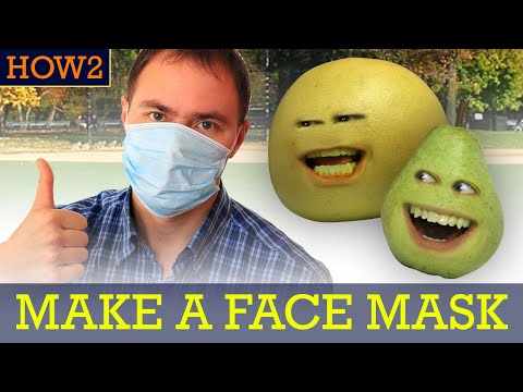 迷惑なオレンジ - How2はフェイスマスクを作る (Annoying Orange - How2 Make a Facemask)