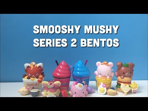 Smooshy Mushy Series 2 Bentos 🍱 and Yolo Froyo Squishies | Toy Tiny Video
