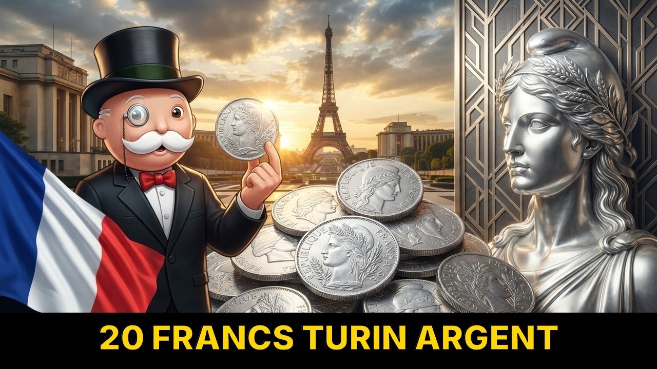 Vidéo 20 Francs Turin Argent — BullionRadar