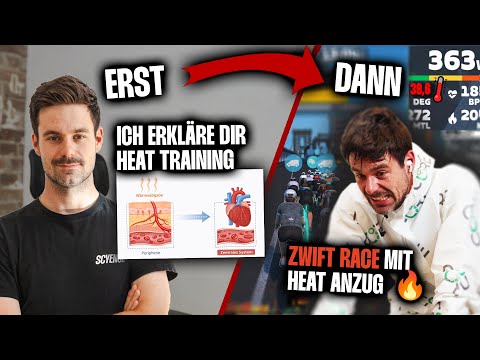 HITZE TRAINING erklärt I Effekt wie Höhentraining 🏔️?! + Fieber beim Zwift Race 🔥🌡️