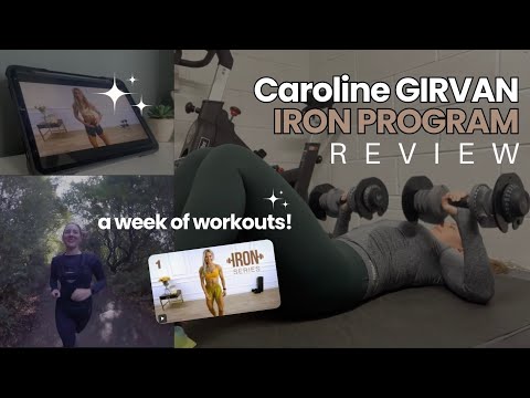 I tried Caroline Girvan's FREE Iron Program! A week of workouts, Insider look + Review!
