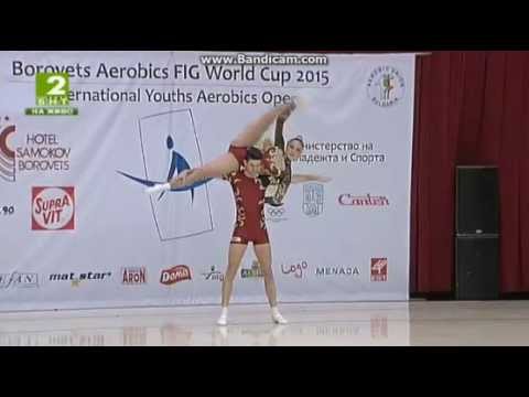 BOROVETS AEROBICS WORLD CUP 2015 MP ITA Castoldi -Donati