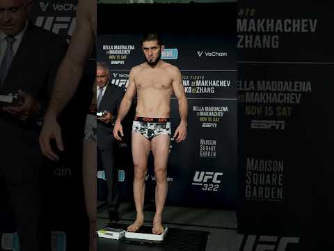 Islam Makhachev has made weight! 🚨 #ufc322