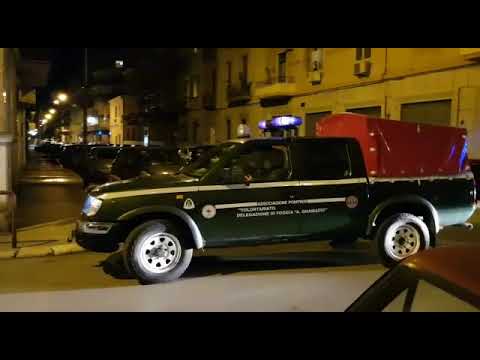 #foggia. Covid-19: Forze dell'Ordine e Protezione Civile in strada