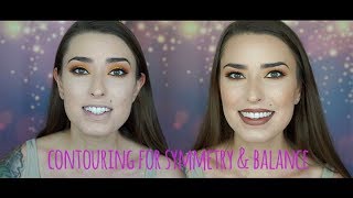 HOW TO CONTOUR FOR  A BALANCED & SYMMETRICAL FACE