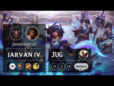 Jarvan IV Jungle vs Lee Sin - KR Grandmaster Patch 9.7