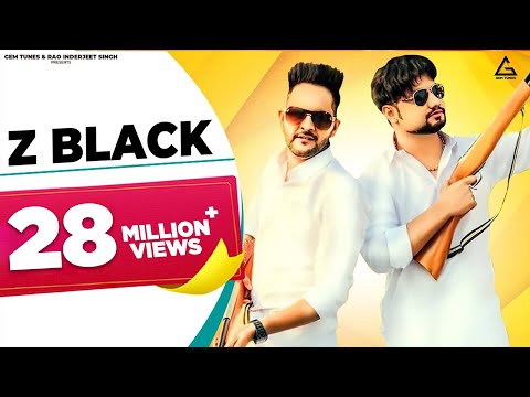 Z BLACK - Lyrical Video | MD | KD Desi Rock | Ghanu Music | Divya Jangid | Haryanvi Song