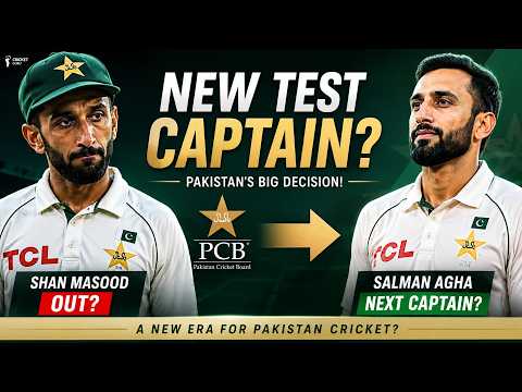 PAKISTAN'S NEW TEST CAPTAIN?, Shan Masood SACKED After Historic Failure!