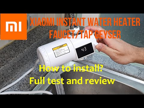 Xiaomi (Xiaoda) Instant Tap Faucet Water Heater Geyser Installation and Review