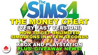 (SHORT VERSION) Sims 4 Money Cheat - How to get unlimited Simoleons in seconds! Xbox and PlayStation