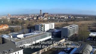 preview picture of video 'Campus der Hochschule Wismar (aus der Luft)'