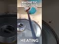 Melting metals with magnetic induction