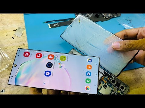 How to replacement touch glass Samsung Note 10