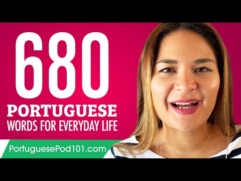 680 Portuguese Words for Everyday Life - Basic Vocabulary #34