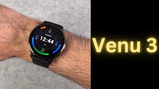 Garmin Venu 3S Slate S. Steel Bezel w. Pebble Gray Case and S. Band (010-02785-00/50) - відео 1