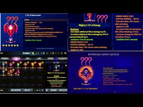 Marvel Future Fight-Reforging ctps WORTH IT?Mighty Ctp of Energy DESTRUCTION Judgement, Knull stg9