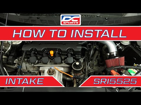 DC SPORTS SHORT RAM INTAKE (06-11 HONDA CIVIC DX LX EX) (SRI5525 Install video)
