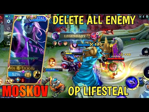 Moskov Full Critical Monsters Gold Lane | Build Top 1 Global Moskov |  Moskov Best Build 2022