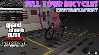 Customize Your Bicycles or Sell Them | The Criminal Enterprises Update/DLC | Avenger | GTA Online