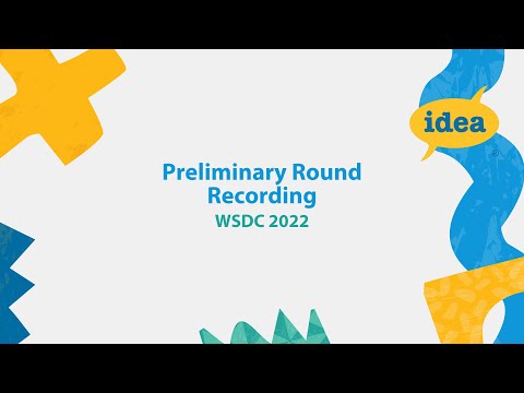 WSDC 2022 | Eastern | R5 - Uganda v India