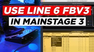 Video thumbnail for How to use the Line 6 FBV3 in MainStage 3 by Sunday Sounds