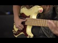 Ida Nielsen jamming with looper pedal