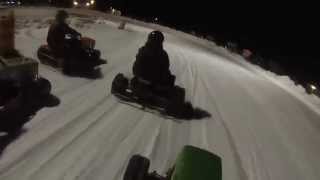 preview picture of video 'MPX Lawnmower Ice Race Feature Feb,7th 2015'