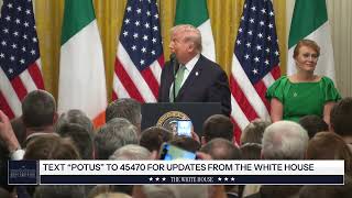 Trump Rayakan Hari St. Patrick di Gedung Putih, Tegaskan Sikap Keras terhadap Iran