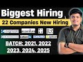 Accenture Cognizant L T Aptean 22 Companies New Hiring Biggest Hiring Off Campus 2021 2025