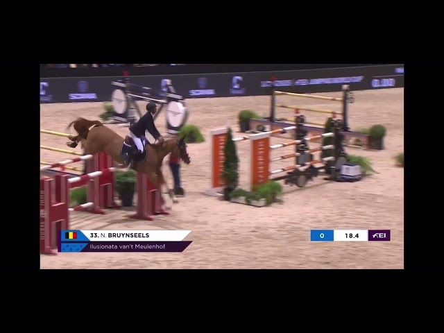 Grandmother is CSI 1.70m jumping mare Ilusionata van't Meulenhof with rider Niels Bruynseels.