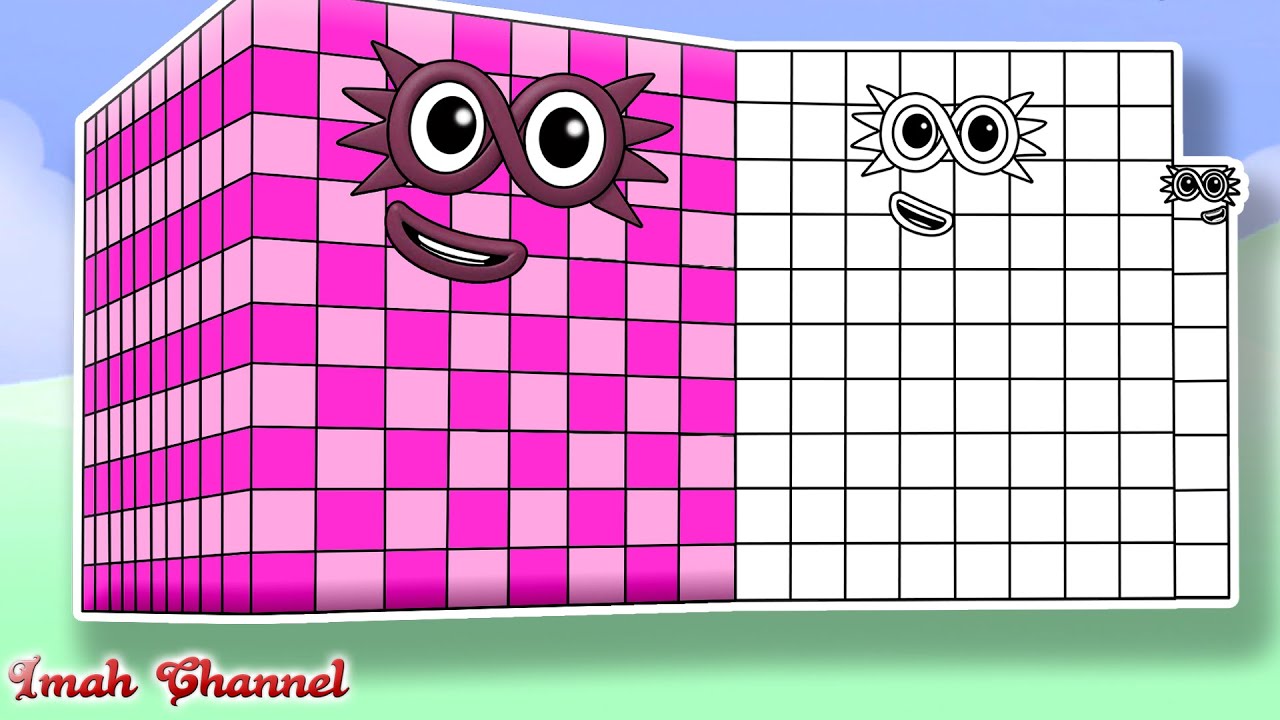 Numberblocks - Number Blocks 800 80 8 fanmade | learn to count #imahchannel