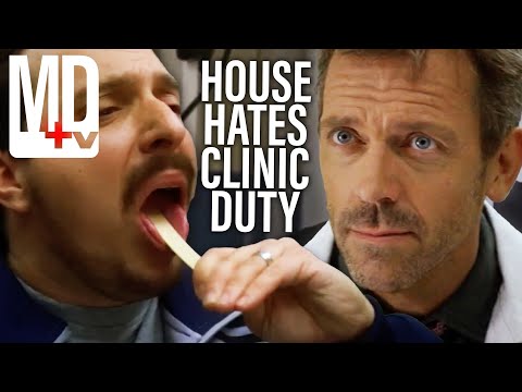 House Hating Clinic Duty for Over an Hour | House M.D | MD TV