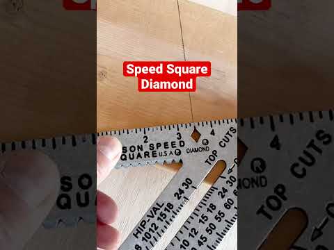 Speed Square ♦️4 Rafter Cuts! 💯