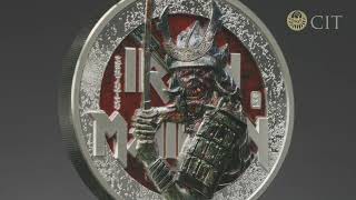IRON MAIDEN Heavy Metalová kapela Iron Maiden coin Senjutsu – 2 oz stříbrná mince