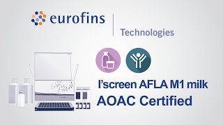 I'screen AFLA M1 Milk - AOAC Certified ELISA Kit for the Detection of Aflatoxin M1 in Milk