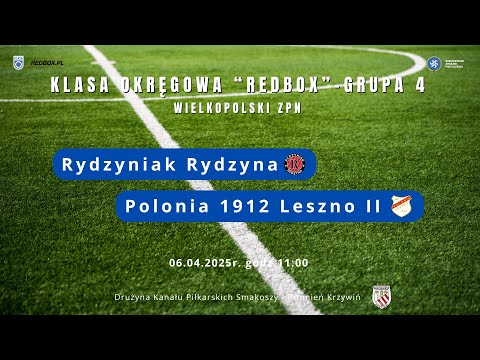 Rydzyniak Rydzyna - Polonia 1912 Leszno II  |  Klasa Okręgowa - Grupa 4
