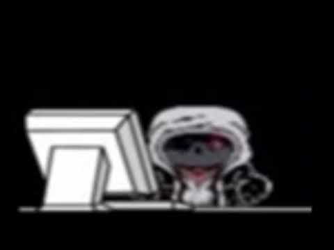 Dustpost 5 (DustDust Faded Memory looks at the computer and becomes even sadder)