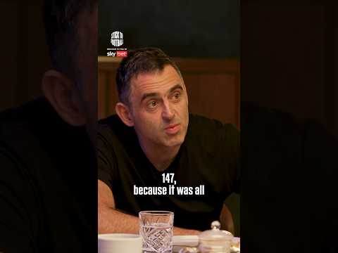 Ronnie breaks down his 5 minute 147 break 🎱