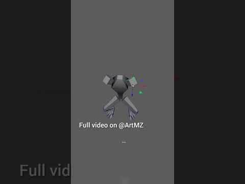 Werewolf Low Poly 3D modeling. Autodesk Maya tutorial #mayatutorial #art #charactermodel #3ddesign