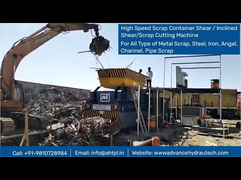 Scrap Cutting Shearing Machine